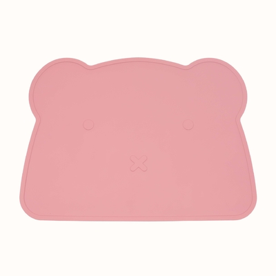Cartoon Bear Shape Kids Feeding Food Grade Silicone Table Mats Dinner Placemat For Baby