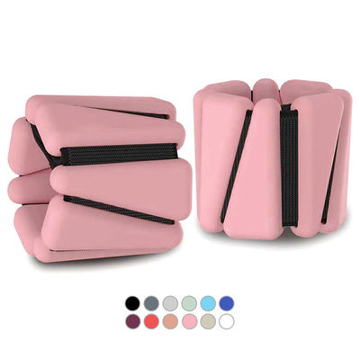Adjustable Wearable Wrist Ankle Weights Yoga Barre Pilates Cardio Aerobics 2 Sets 2lb 4lb