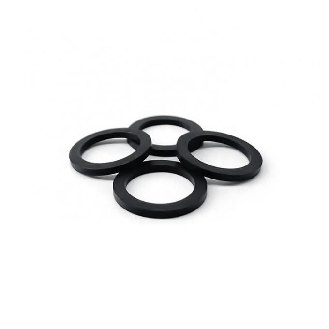 ISO2768 Heat Resistant Rubber Washers , Non Flammable EPDM Full Face Gasket
